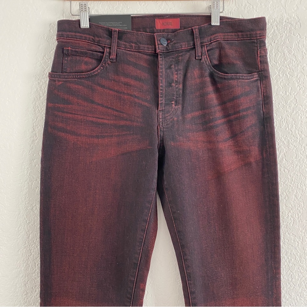 Koral Black red slim Jeans